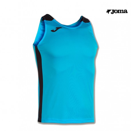 CAMISETA TIRANTAS JOMA RECORD II TURQUESA FLÚOR MARINO 102222.013