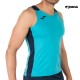 CAMISETA TIRANTAS JOMA RECORD II TURQUESA FLÚOR MARINO 102222.013