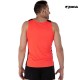 CAMISETA TIRANTAS JOMA RECORD II CORAL FLÚOR NEGRO 102222.041