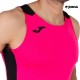 CAMISETA TIRANTAS JOMA RECORD II ROSA FLÚOR NEGRO 102222.031