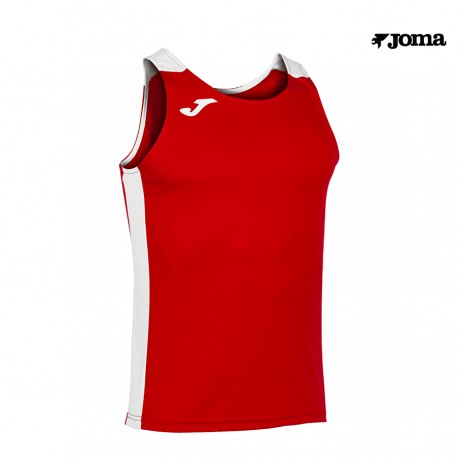 CAMISETA TIRANTAS JOMA RECORD II ROJO BLANCO 102222.602