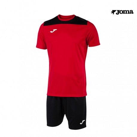 CONJUNTO SET JOMA PHOENIX II ROJO NEGRO MEN 103124.601