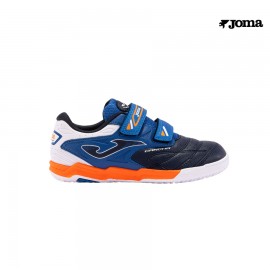 BOTAS JOMA CANCHA JR 2403 NAVY ROYAL INDOOR SALA IC CAJW2403INV