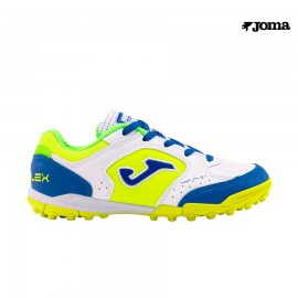 BOTAS JOMA TOP FLEX JR 2402 BLANCO ROYAL TURF TF TPJW2402TF