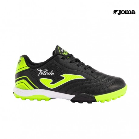 BOTAS JOMA TOLEDO JR 2491 NEGRO VERDE FLÚOR TURF TF TOJW2491TF